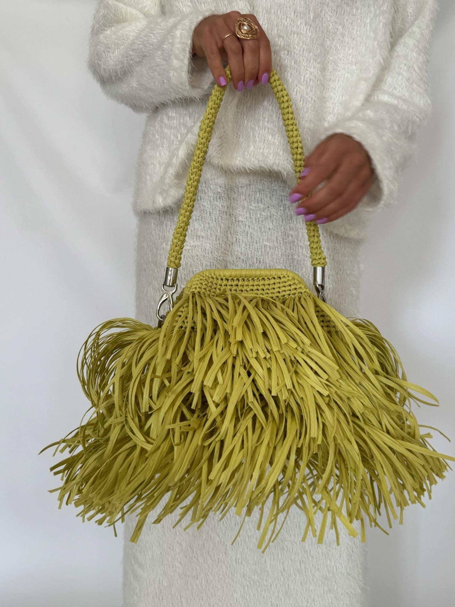 MINI SHAGGY BAG — CHARTREUSE — view 2