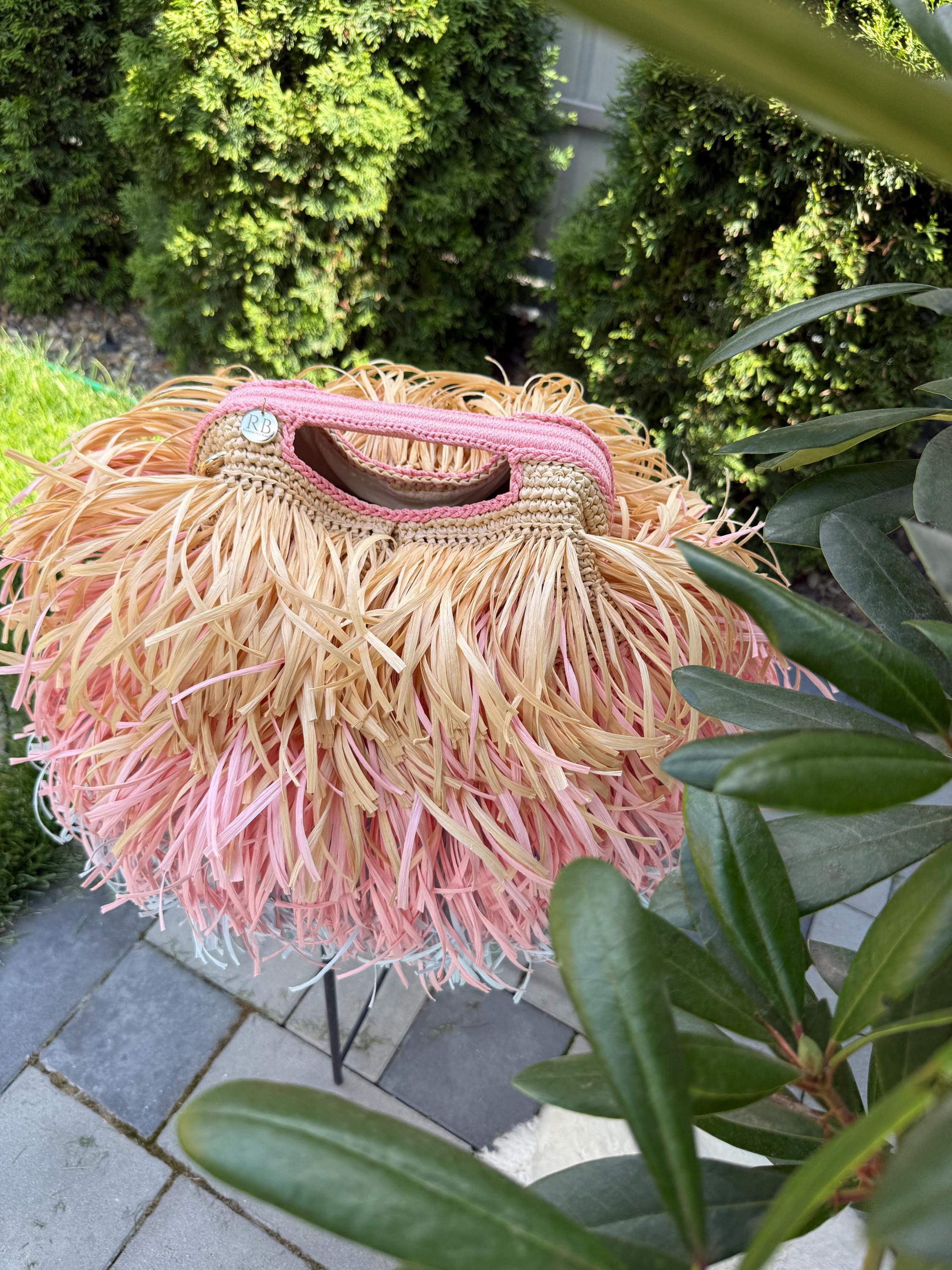 FRINGE BAG — COLOR BLOCK