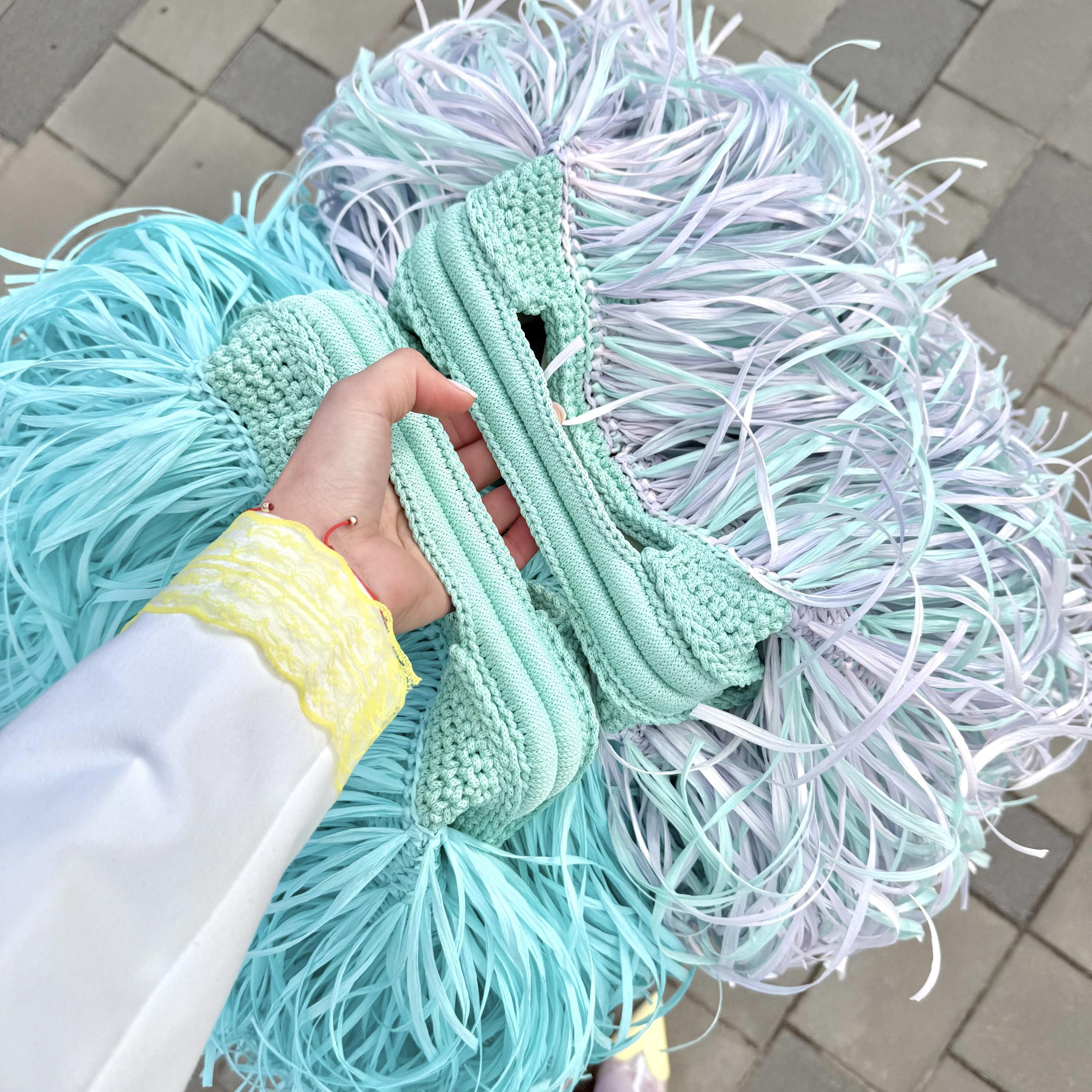 FRINGE TOTE — COLOR BLOCK