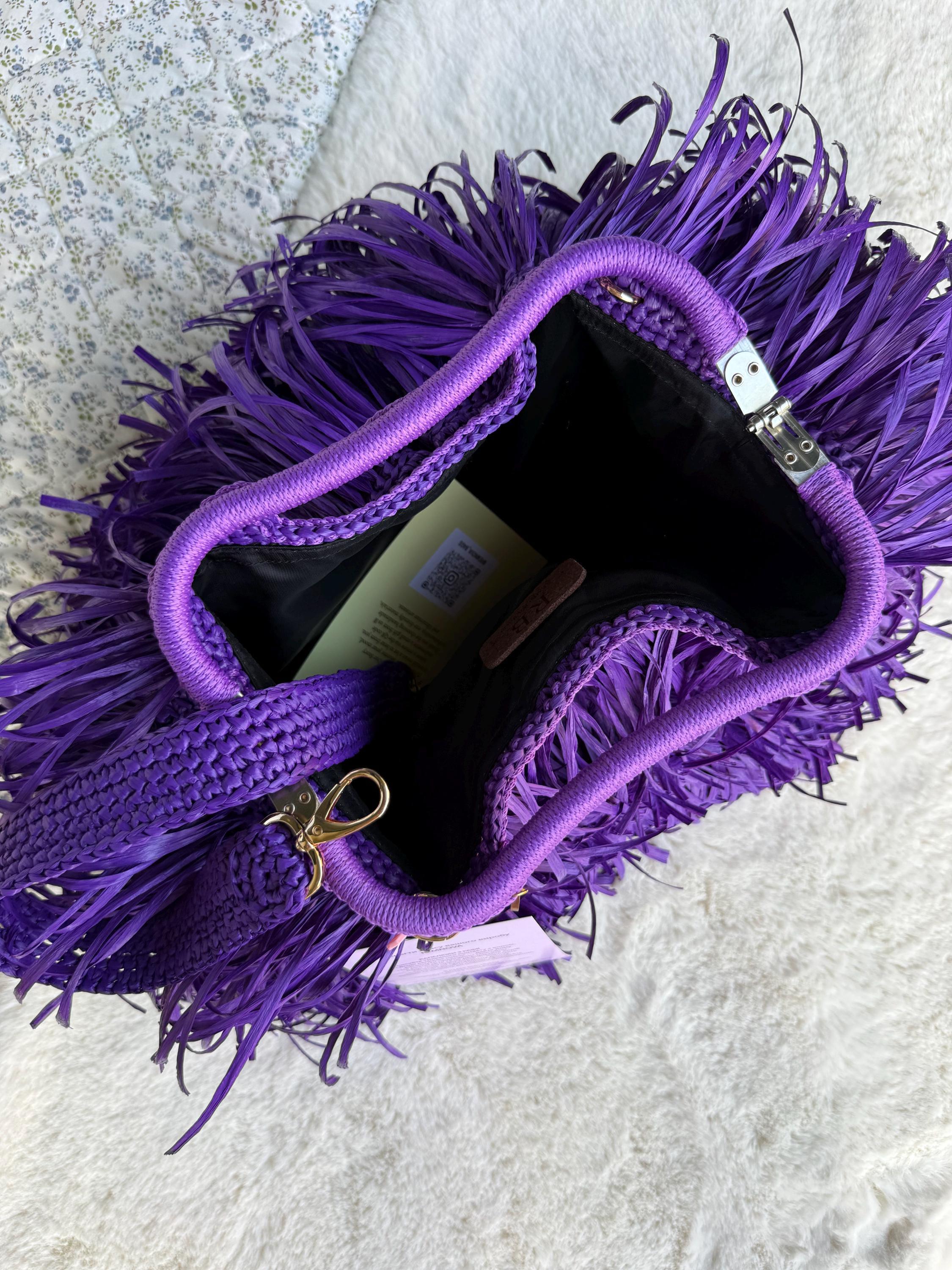 SHAGGY BAG — PURPLE — view 2