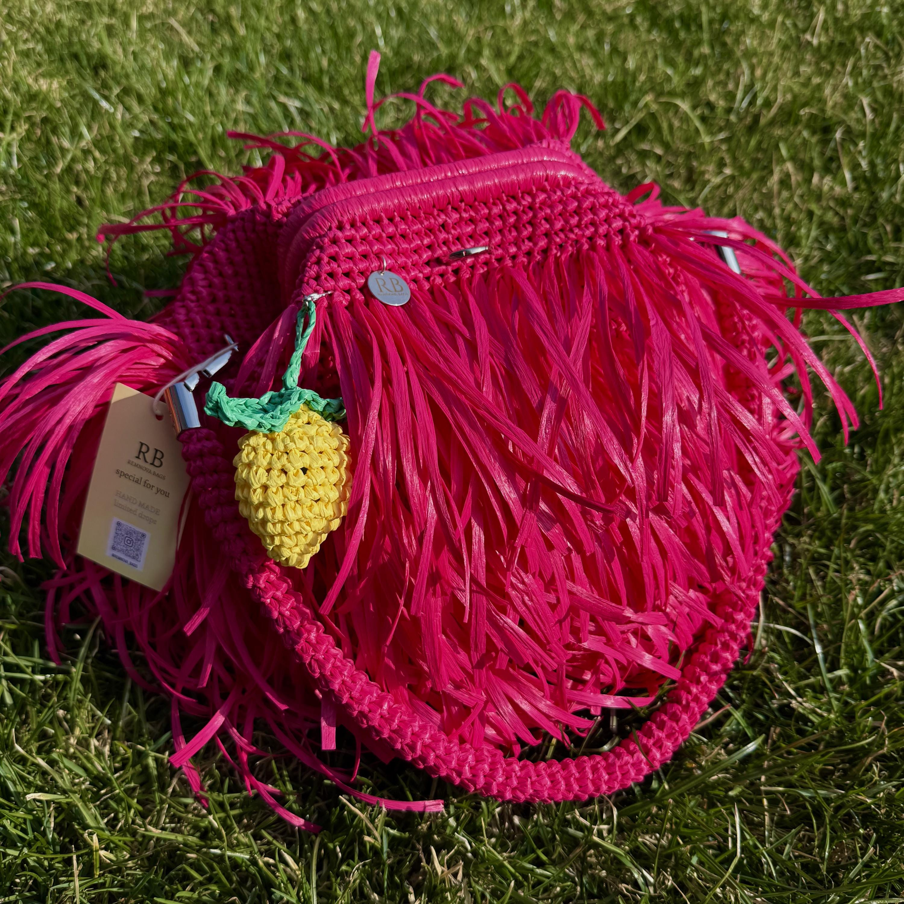 MINI SHAGGY BAG — MAGENTA — view 3