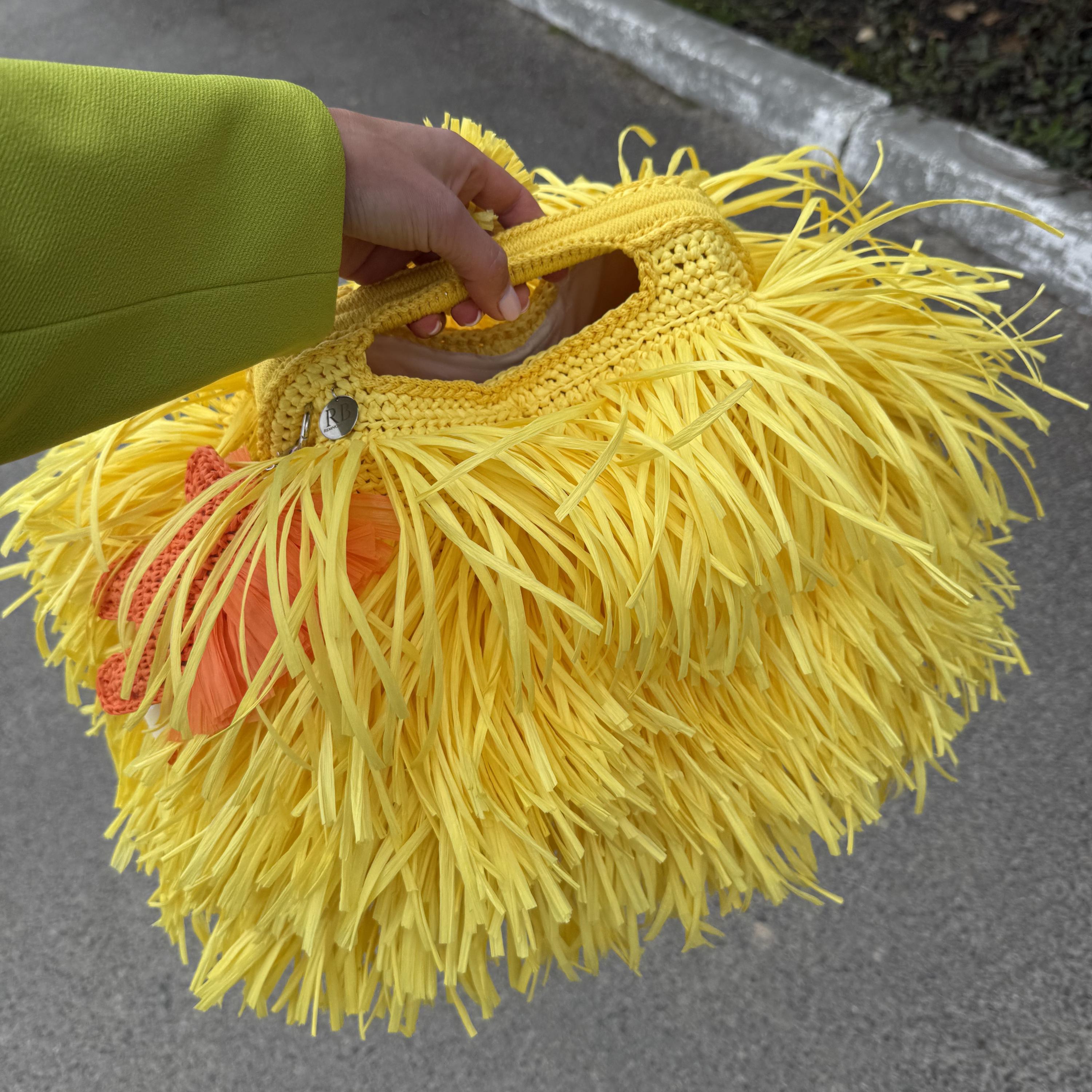 SHAGGY BAG — YELLOW — view 2