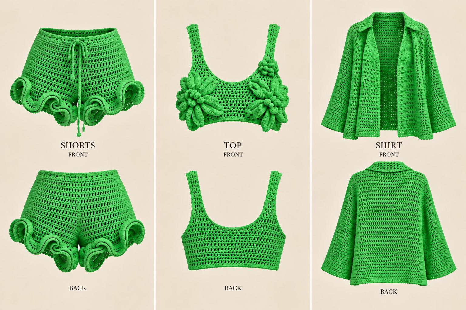 KNIT SET — ORANGE