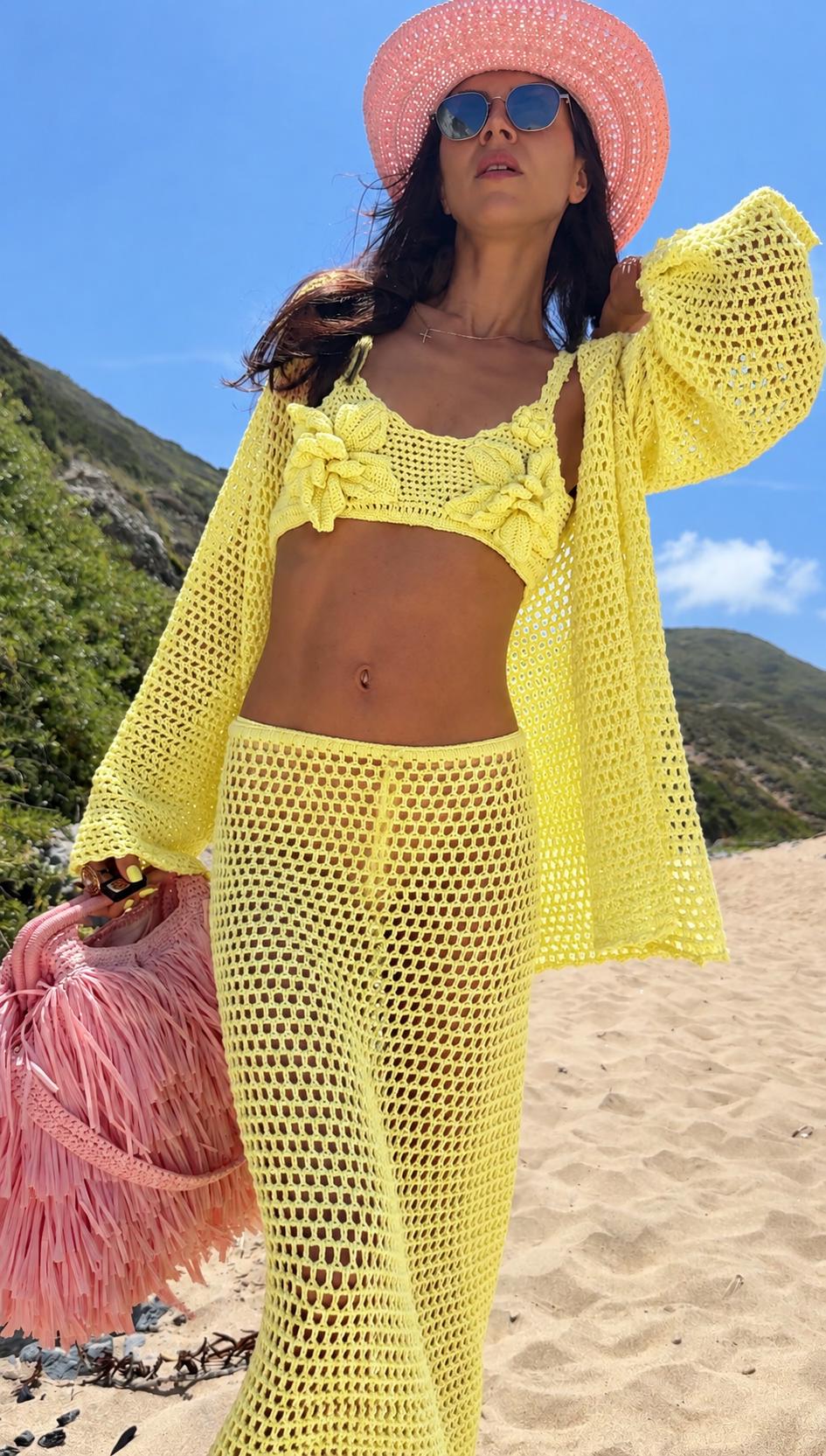KNIT SET — ORANGE