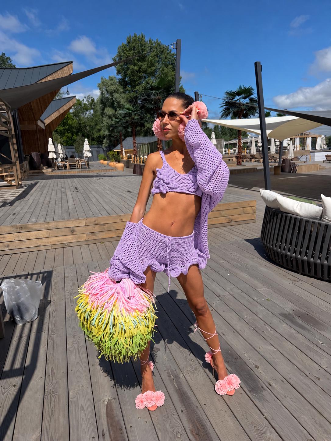 KNIT SET — LILAC