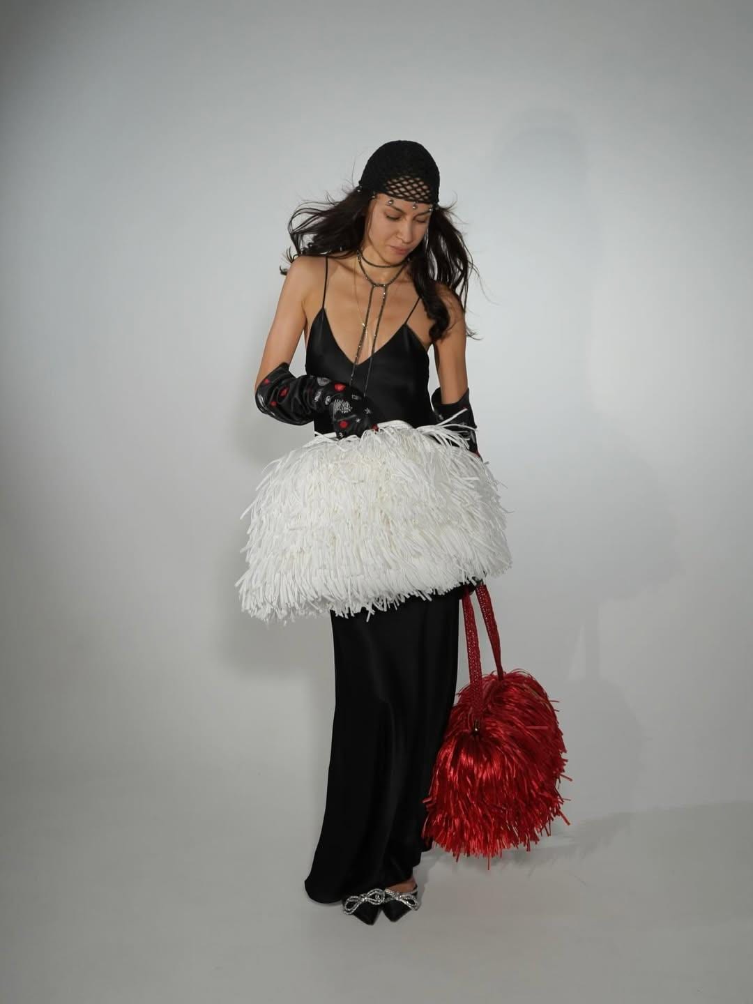 SHAGGY BAG — WHITE — view 1