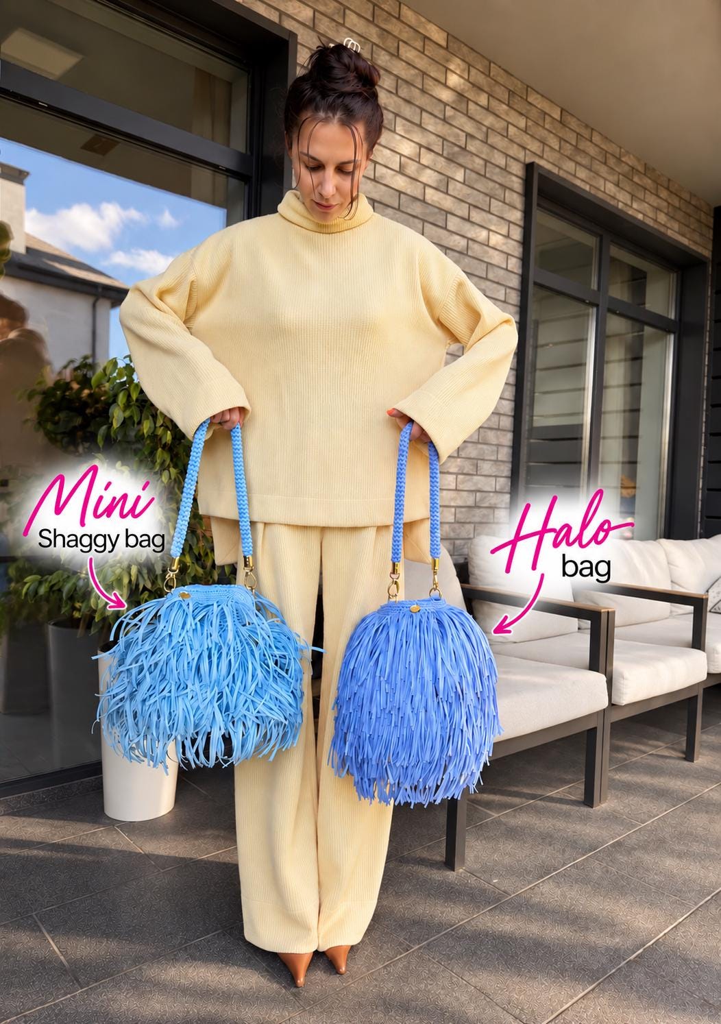 FRINGE TOTE — RAINBOW