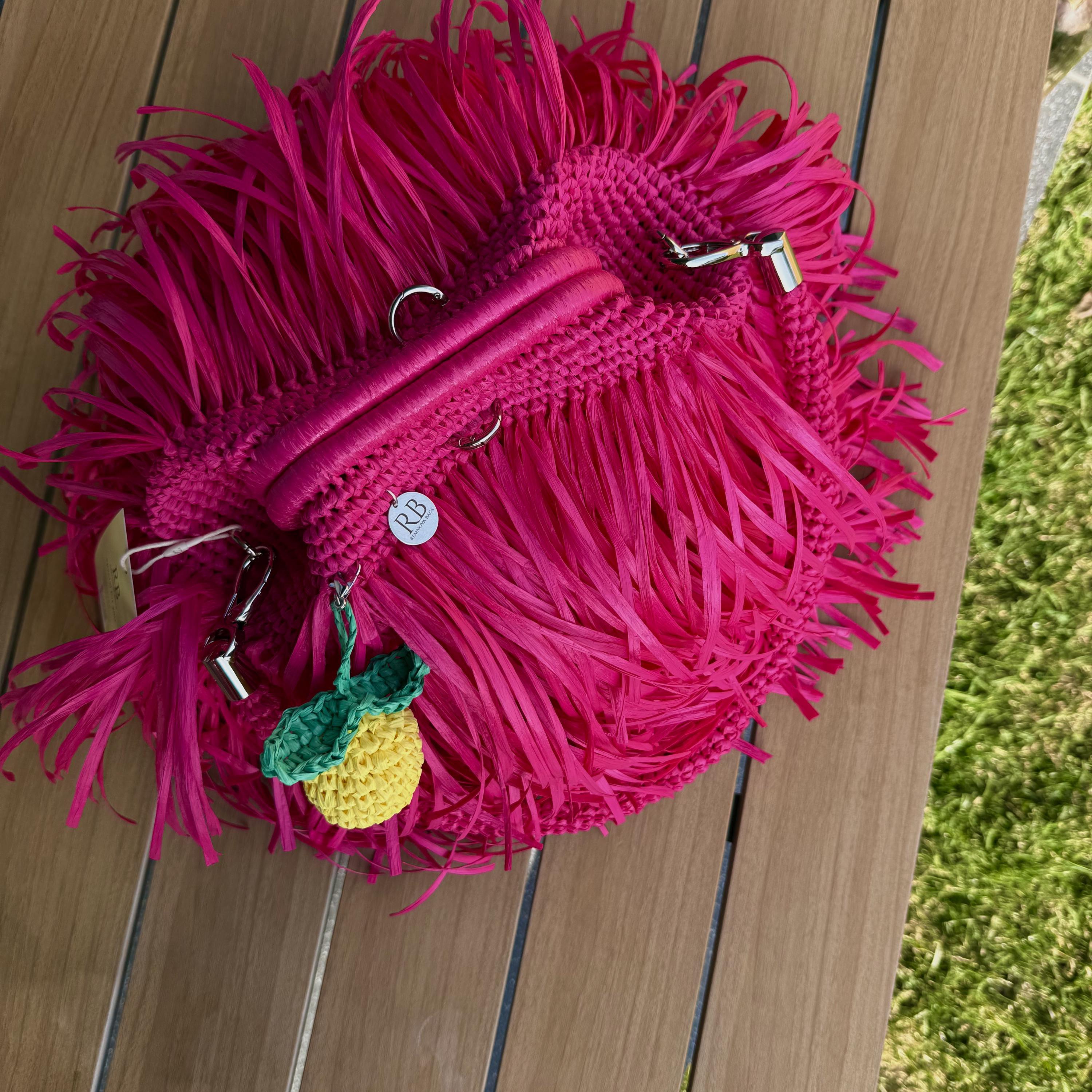 MINI SHAGGY BAG — MAGENTA — view 4
