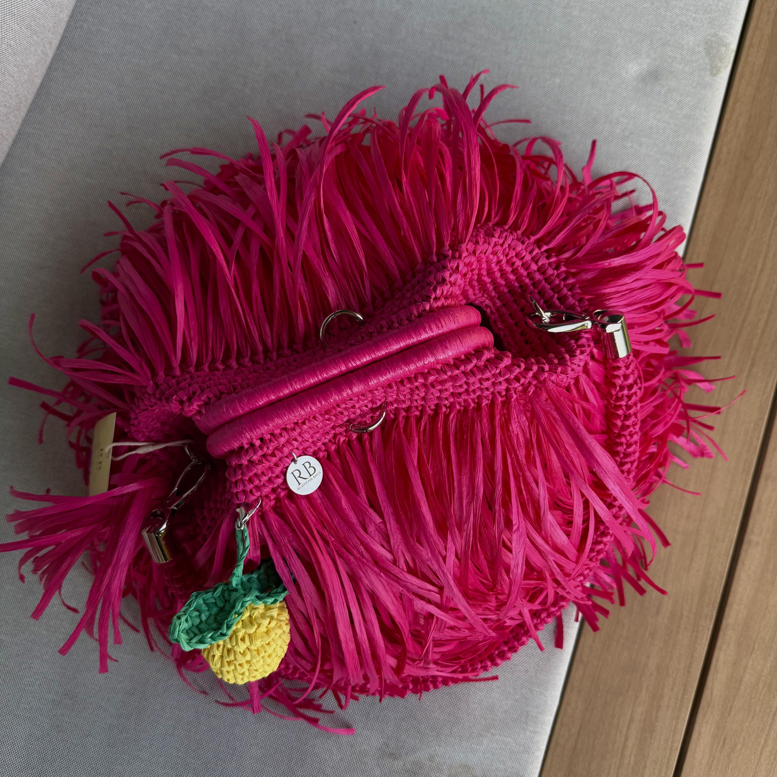 MINI SHAGGY BAG — MAGENTA — view 6