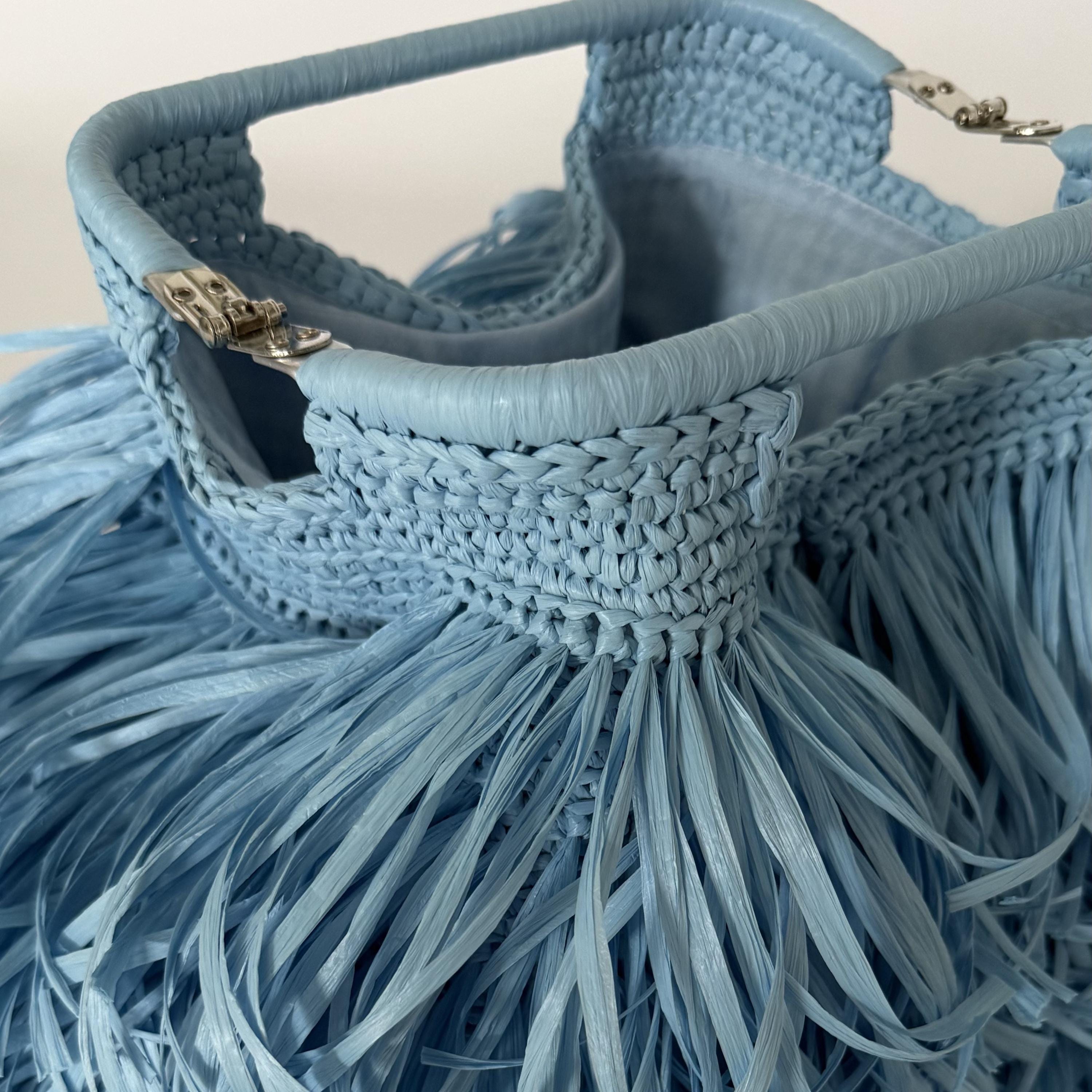 SHAGGY BAG — SKY BLUE — view 5