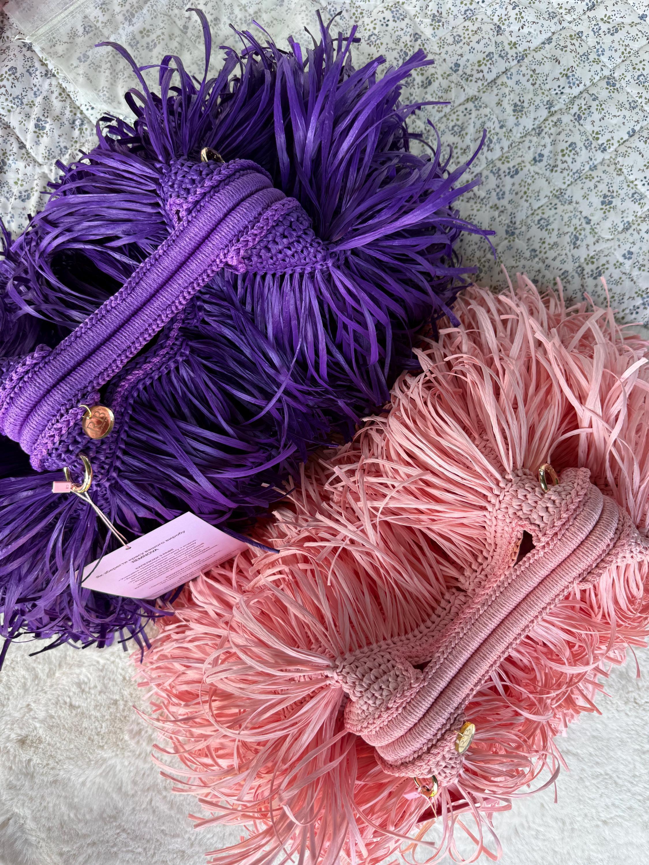 SHAGGY BAG — PURPLE — view 4
