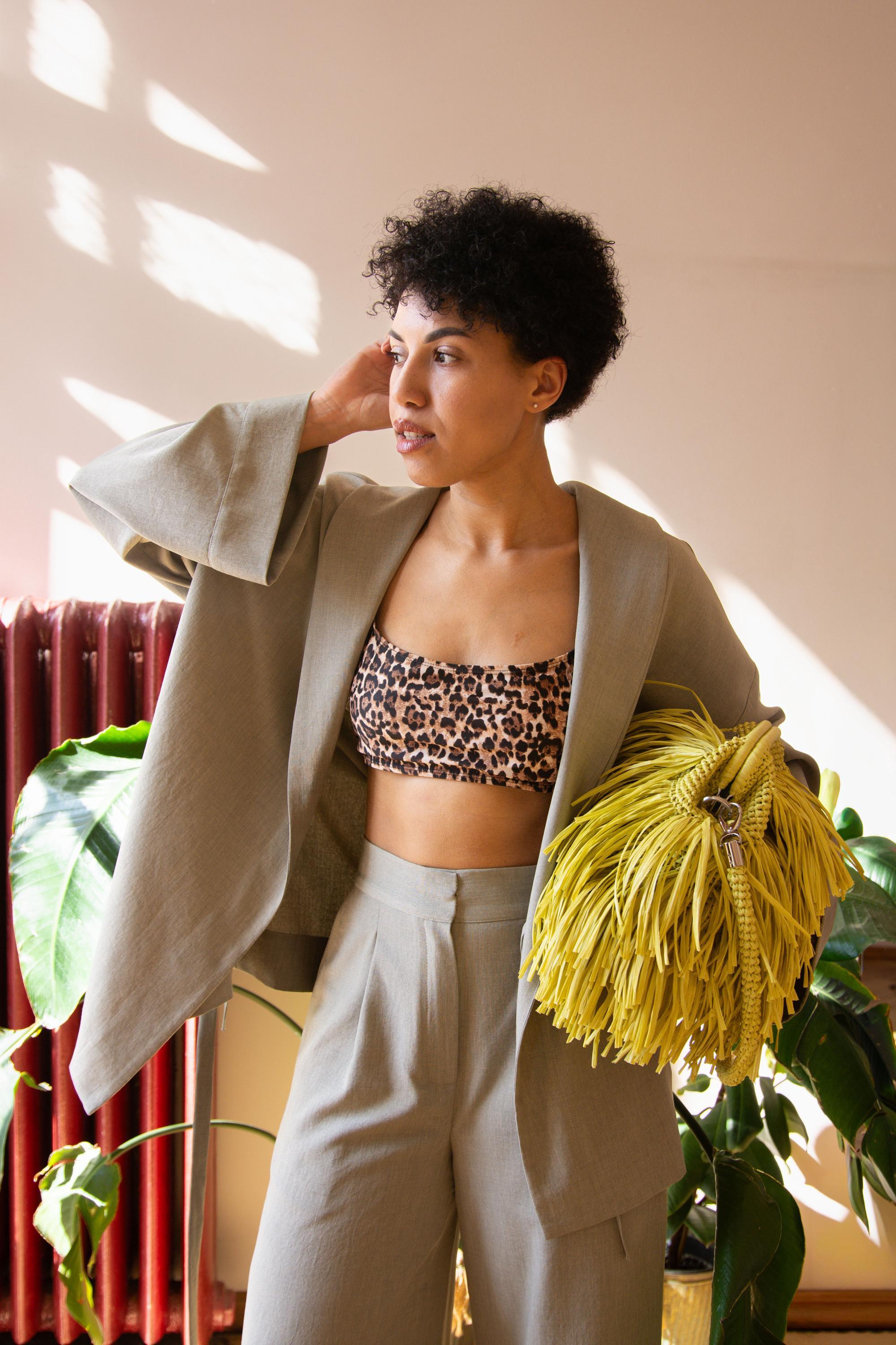 MINI SHAGGY BAG — CHARTREUSE — view 5
