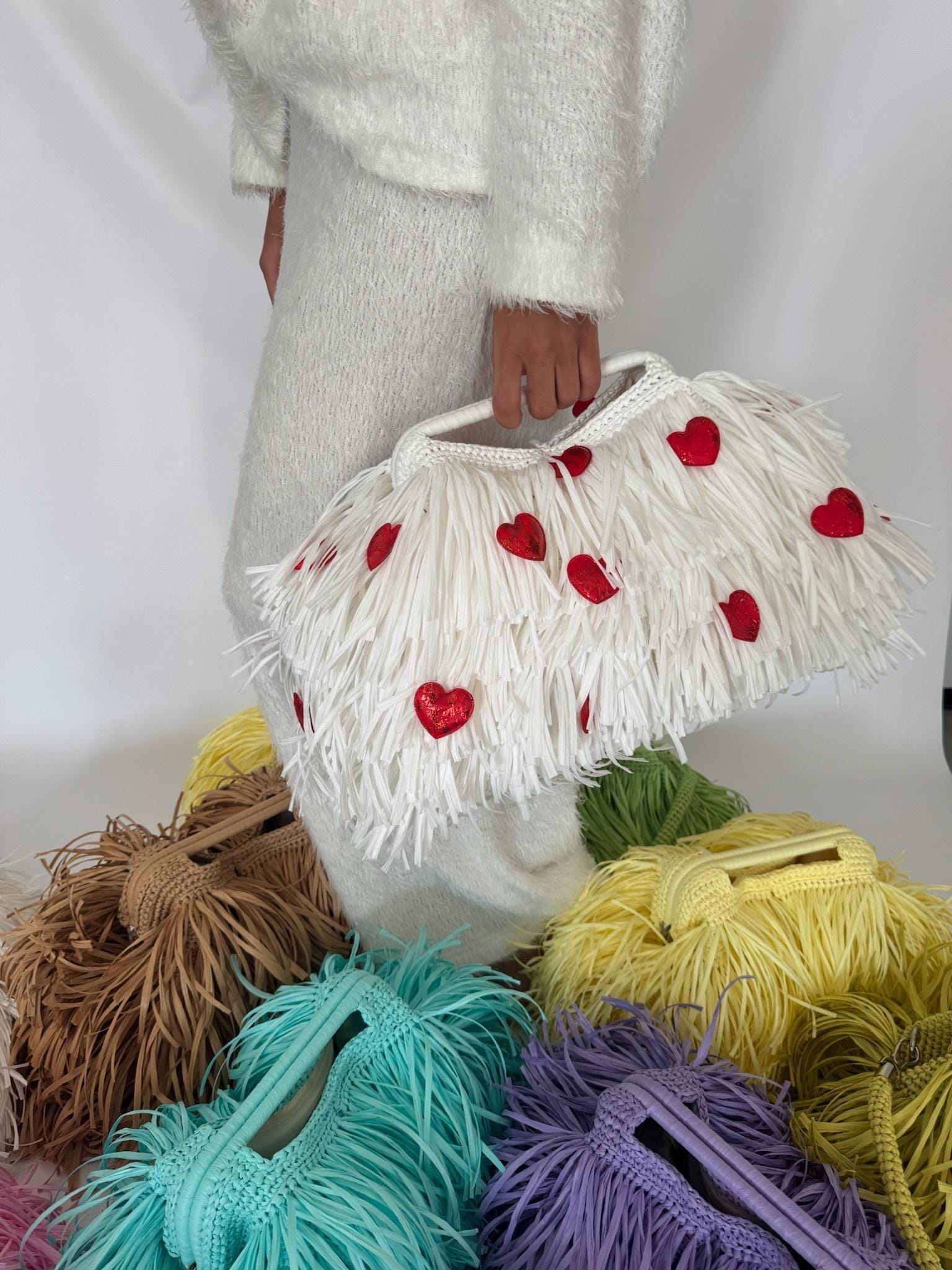 SHAGGY BAG — WHITE — view 5