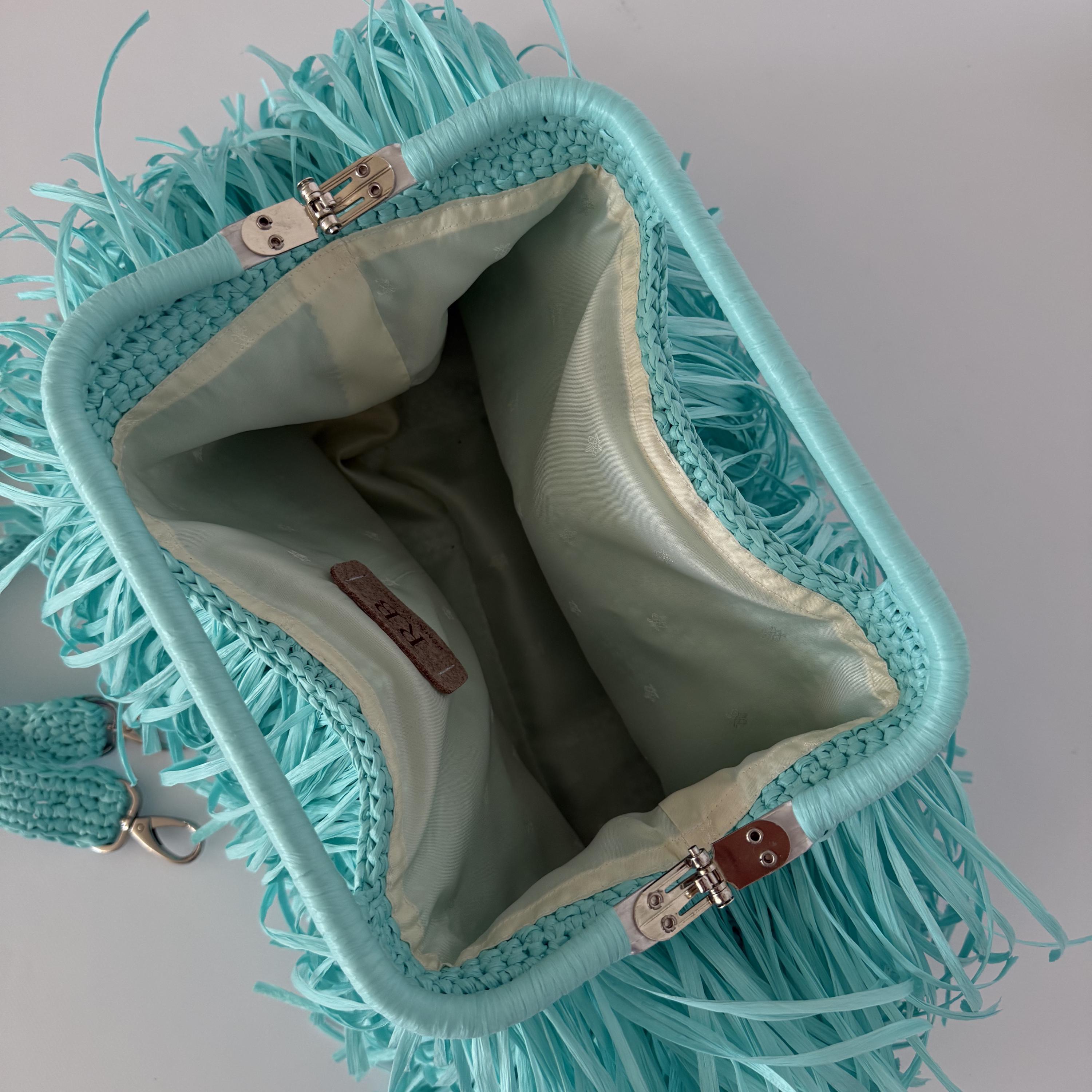 SHAGGY BAG — BLUE — view 5