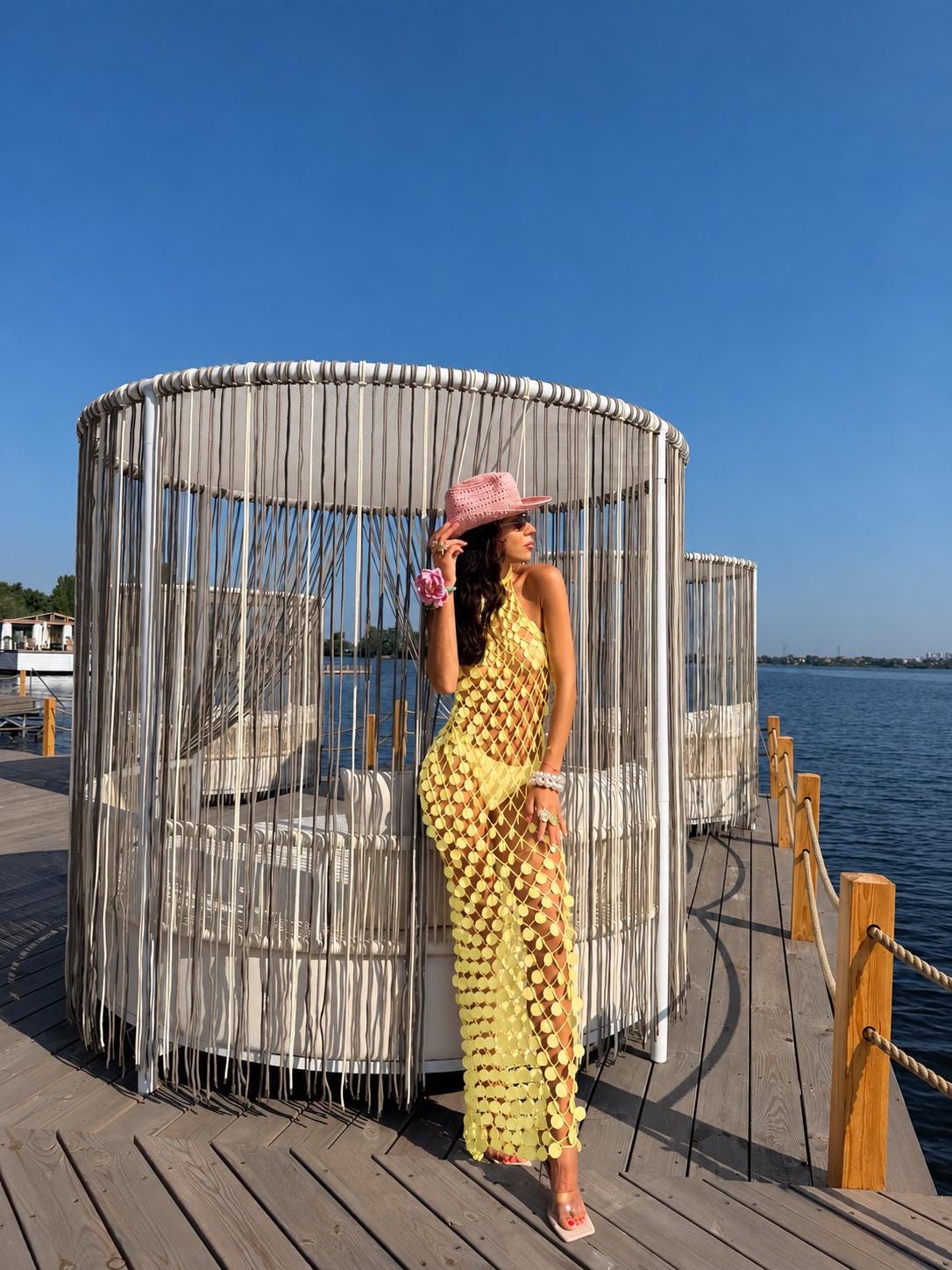 LUMI DRESS — YELLOW — view 1